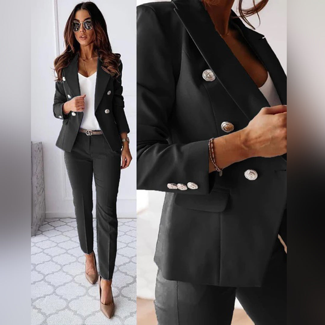 Elegante blazer en broek set